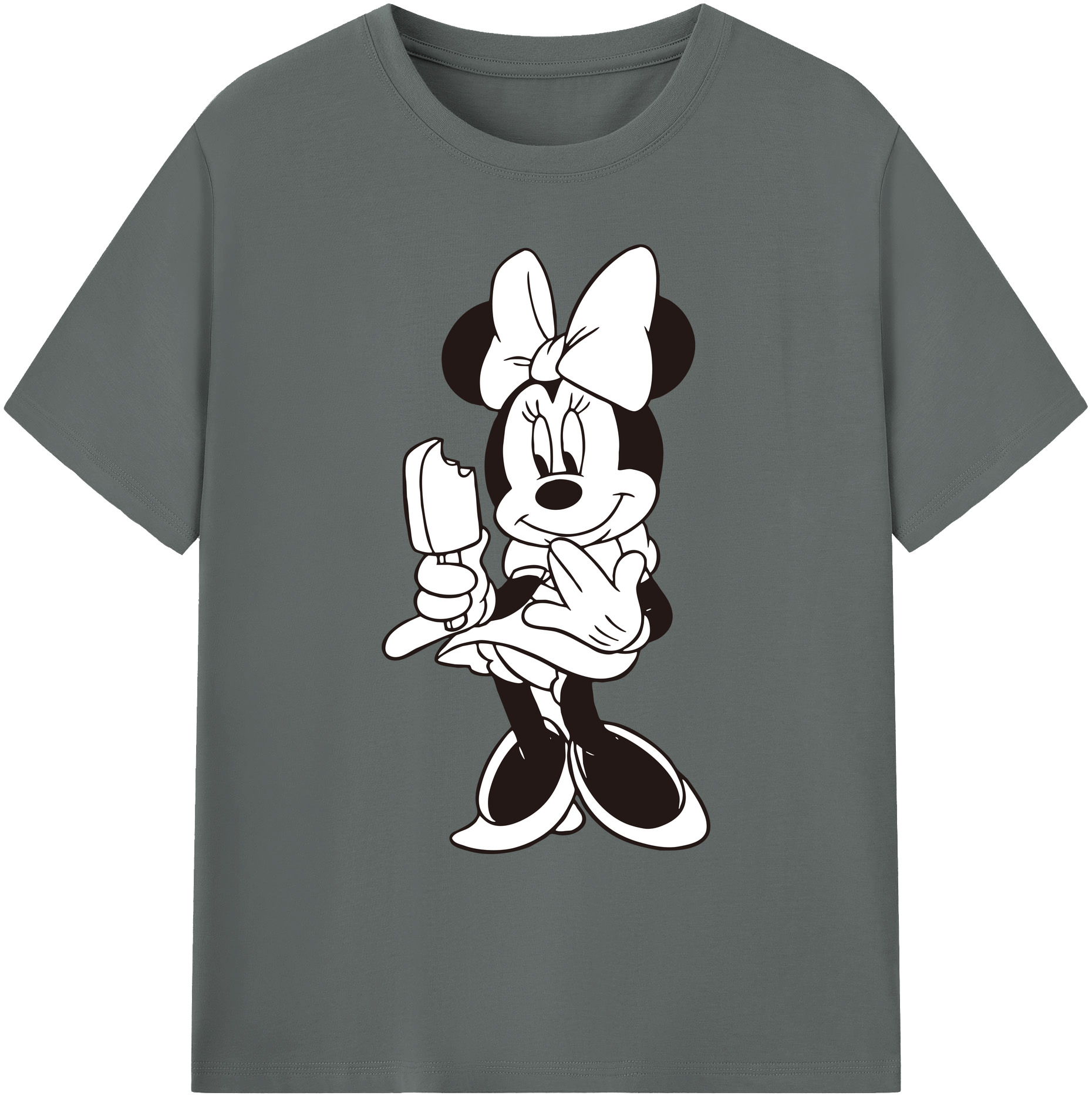 ミッキーマウス Mickey Mouse 綿100％ メンズ半袖Tシャツ｜肌触りやわらか＆通気性